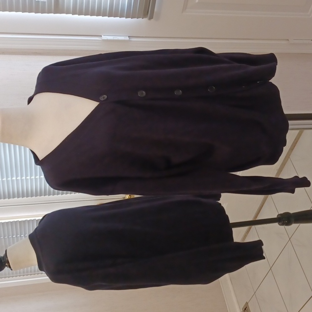 4/$80 Navy Blue Cardigan - Fits Size US16